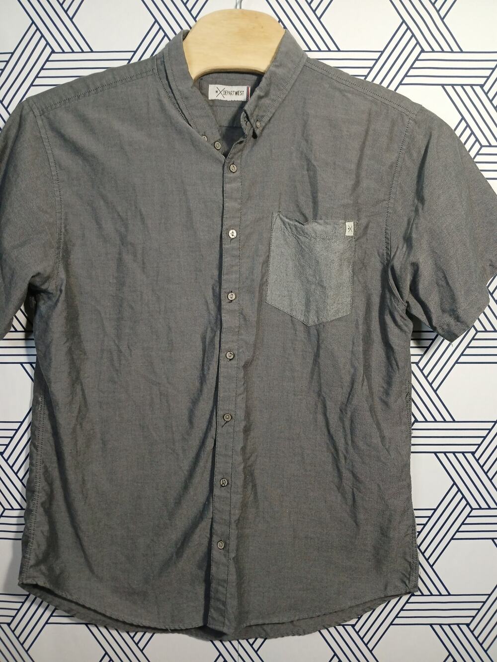 Departwest Mens Button Front Size XXL